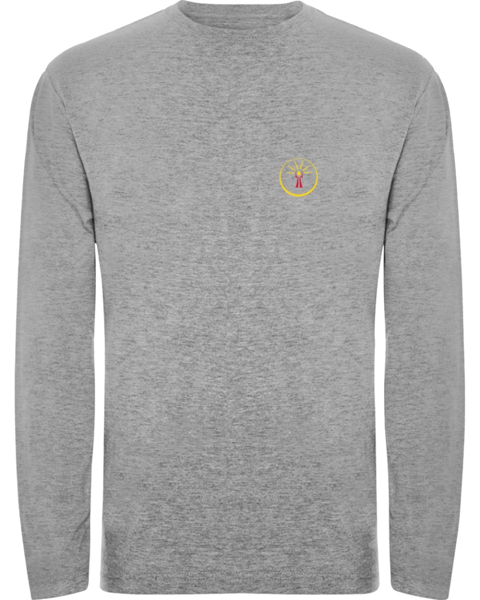 Unisex pikkade varrukatega särk, hall