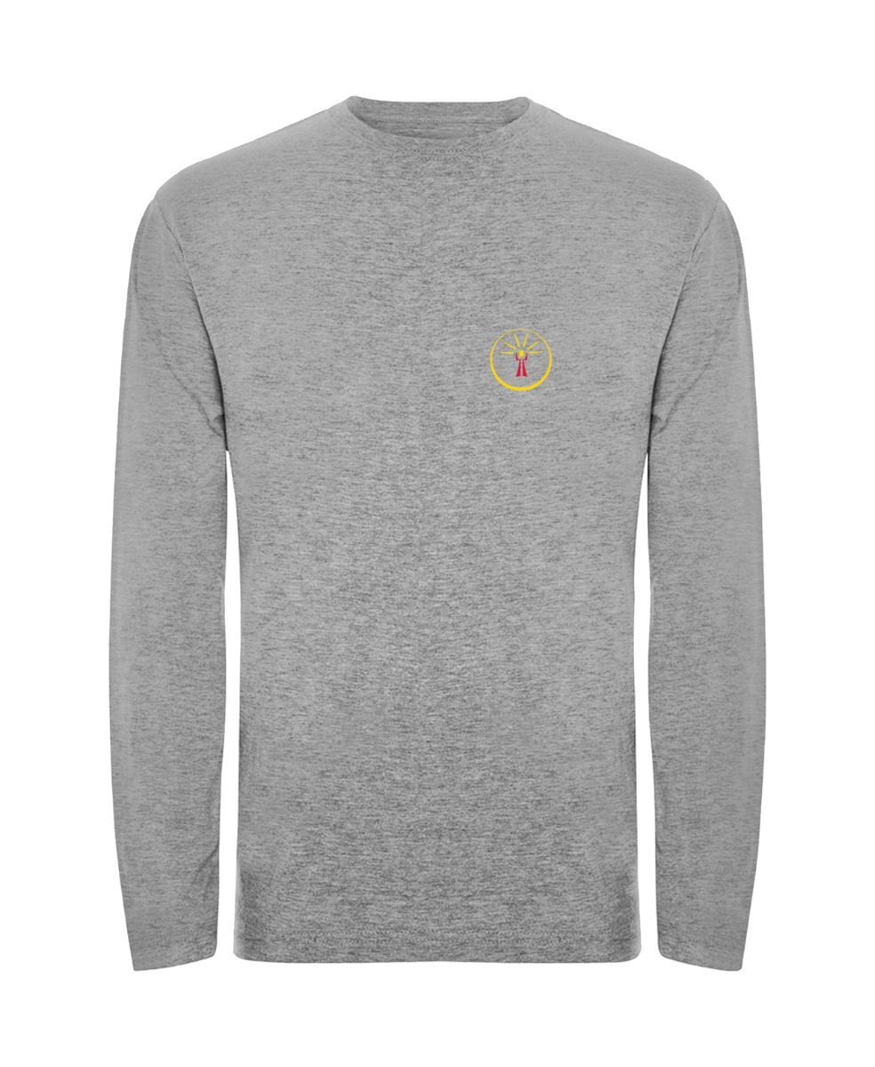 Laste pikkade varrukatega särk, hall