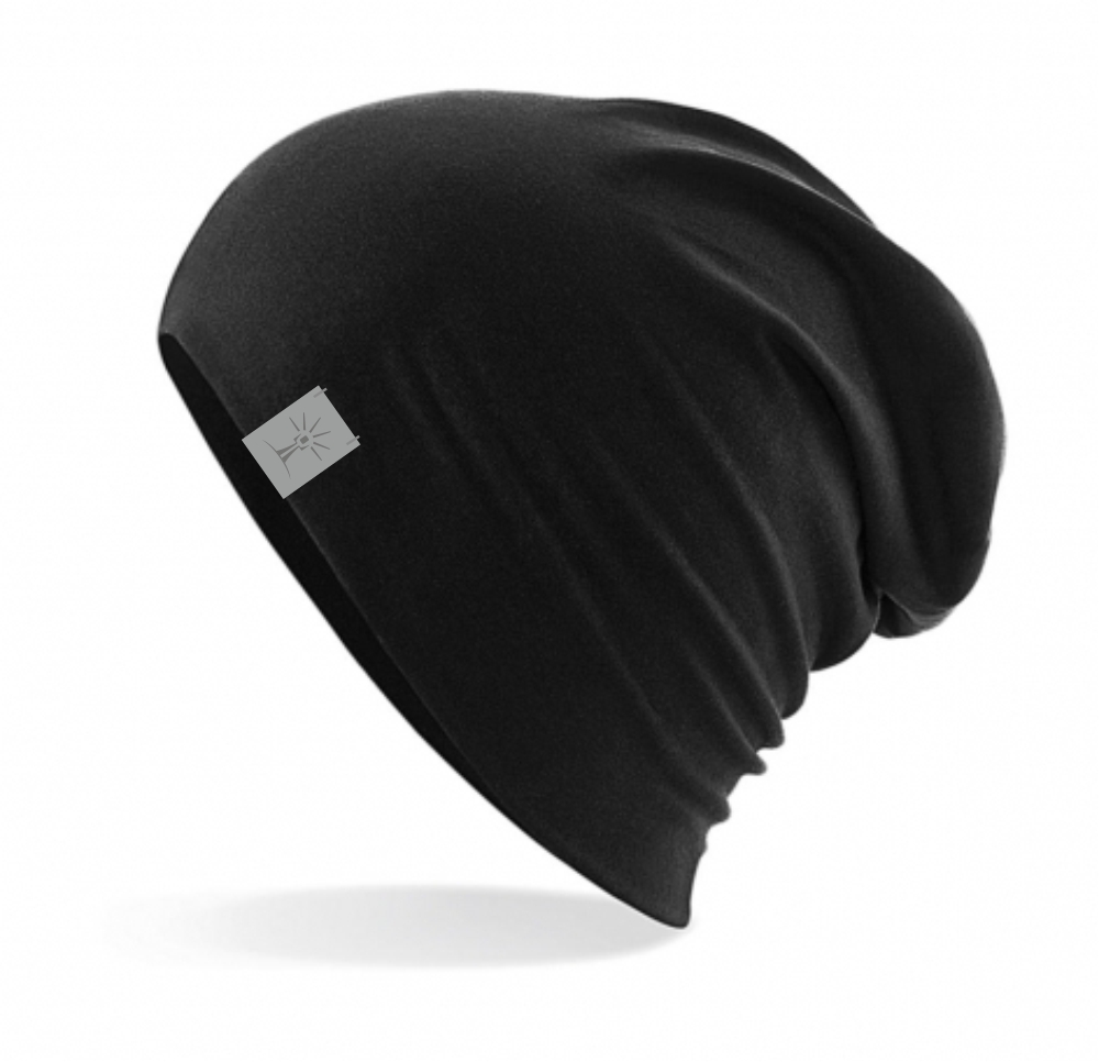 Puuvillane müts, must