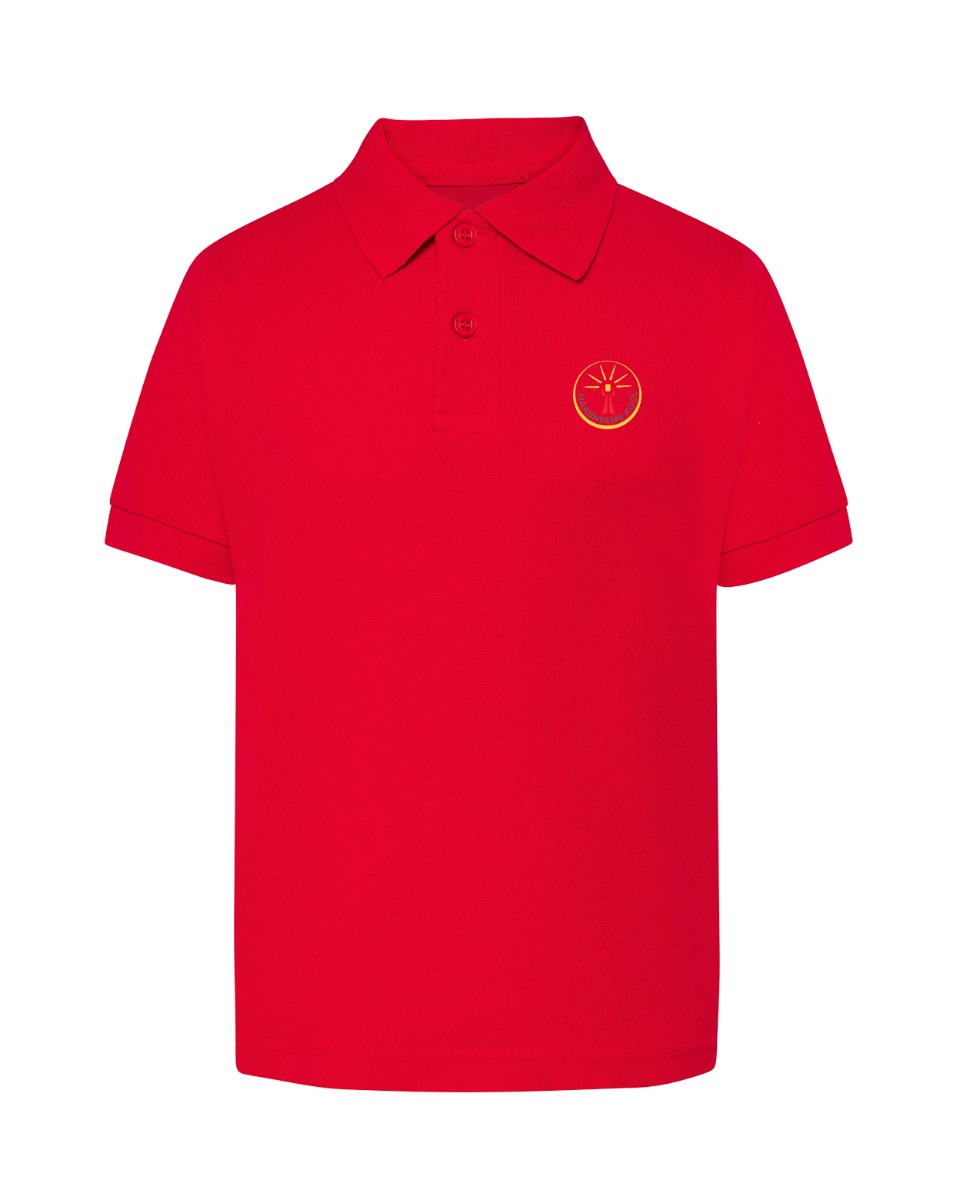 Laste polosärk, punane