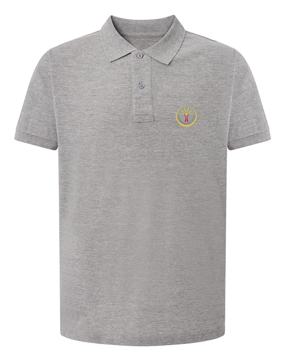 Meeste polosärk, hall