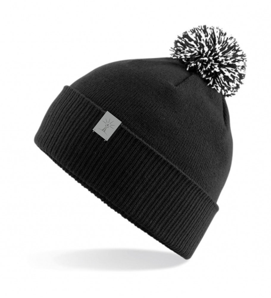 Tutimüts, must-valge